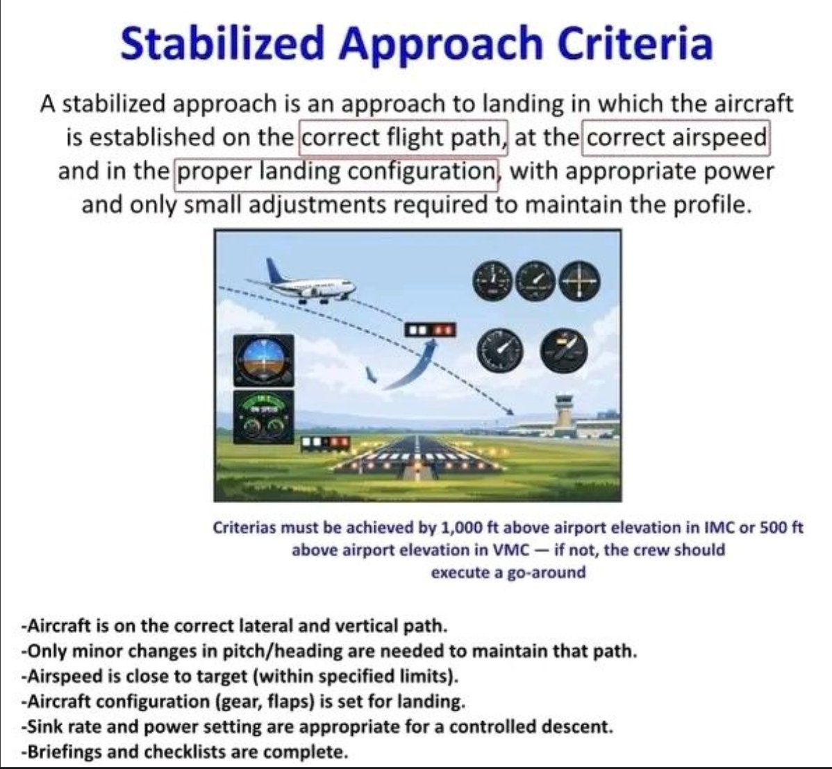 Stabilized approach on final — checkride maneuver